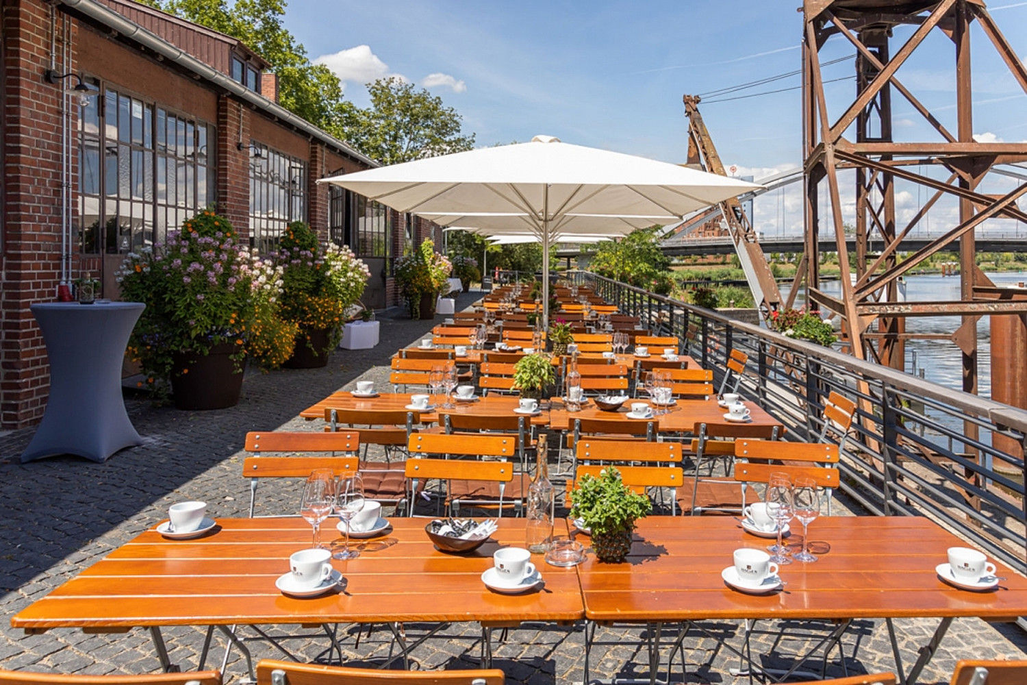 Outdoor area of the Alte Reederei